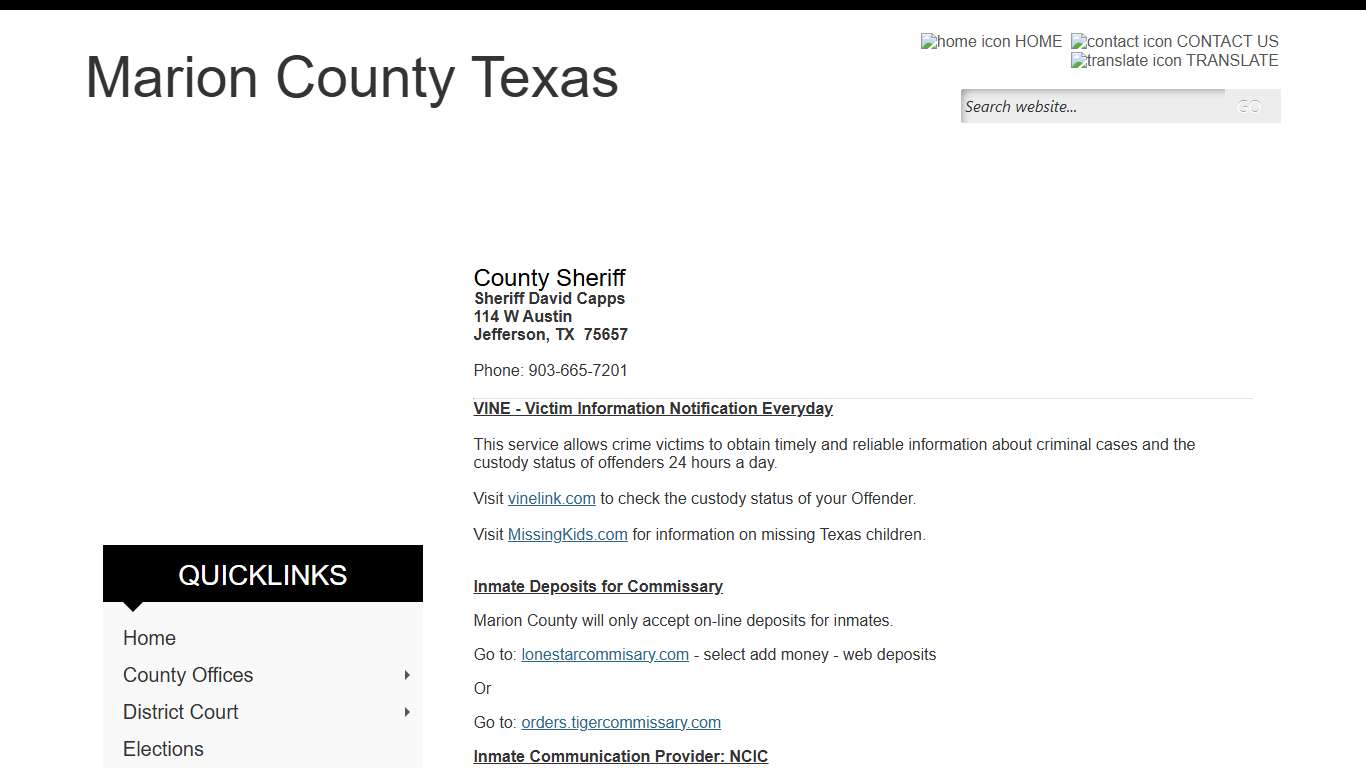 Marion County, Texas